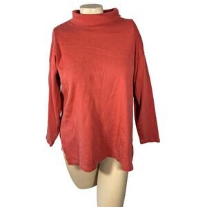 EUC Vintage Ann Tjian Kenar Petite Cotton Turtleneck Top P